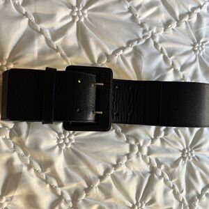 Genuine leather 3” Club Monaco Black Belt